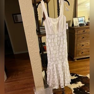 Brand NWT, never worn Mestiza New York Jody embellished midi-dress, size 2